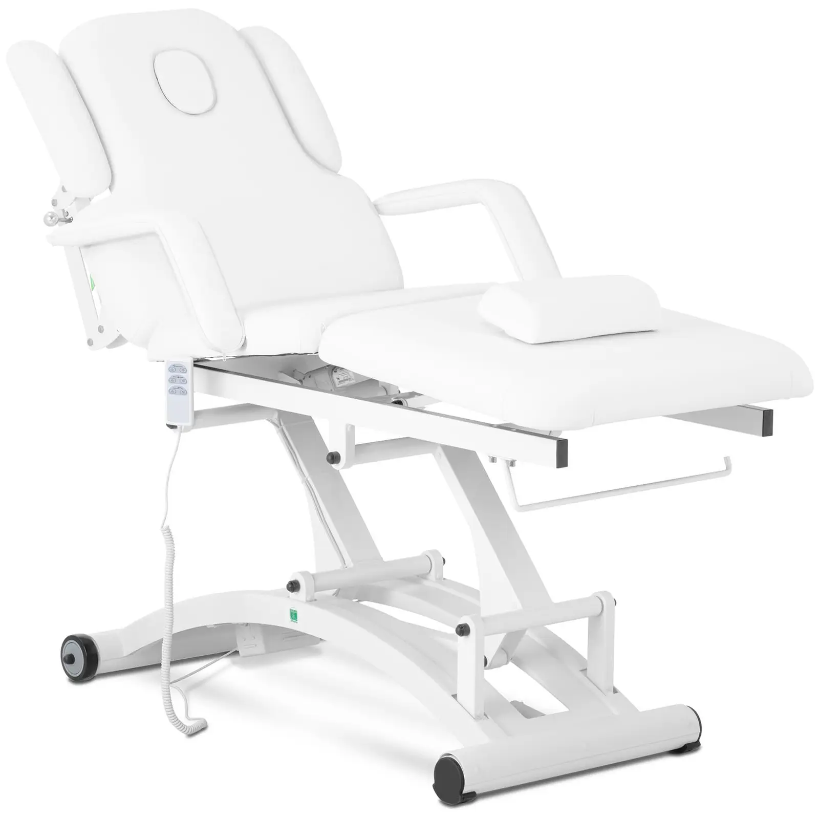 Elektrische massagetafel  - 300 W - 200 kg - Wit