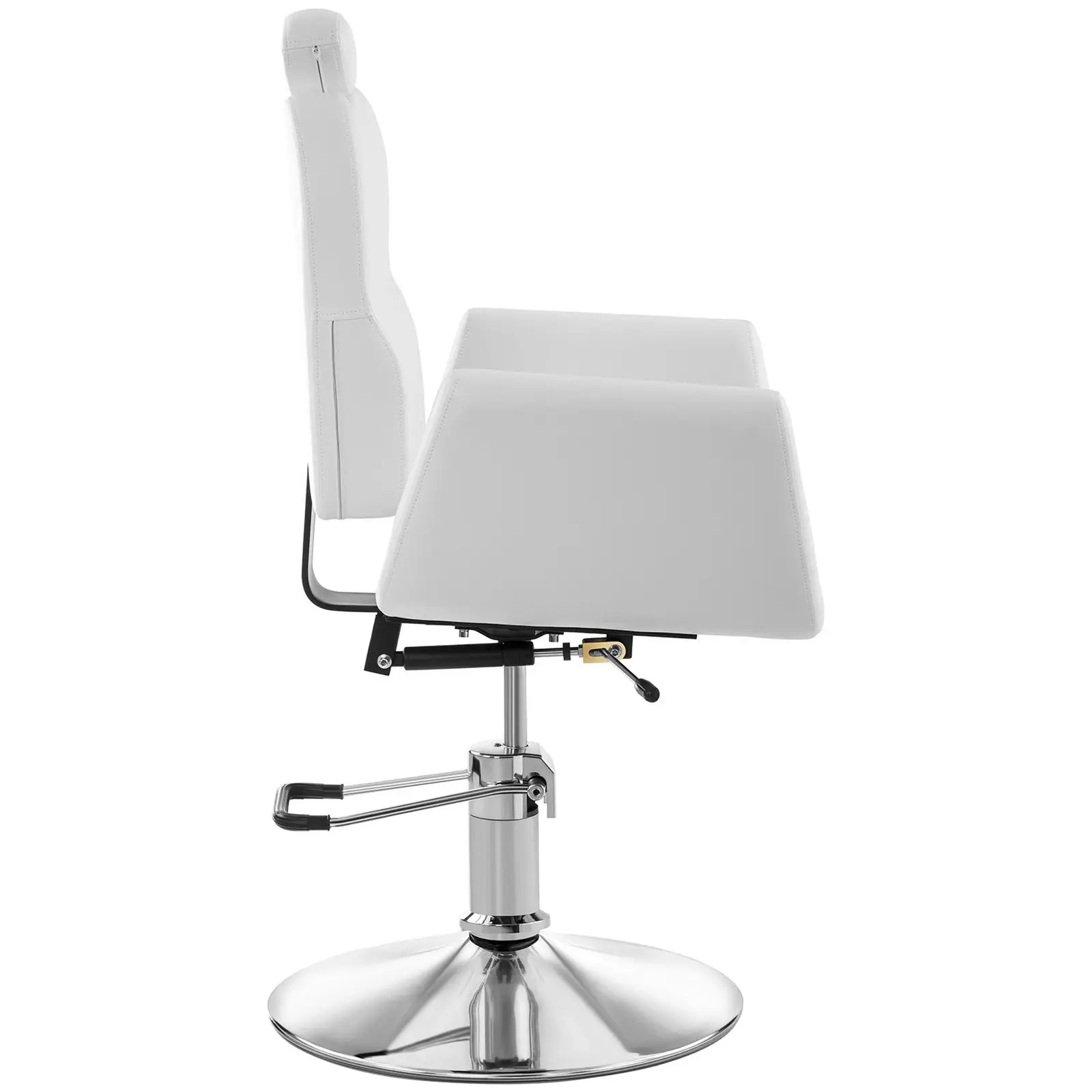 Kadeřnické křeslo Livorno White (Maximální výška sezení: 60 cm)