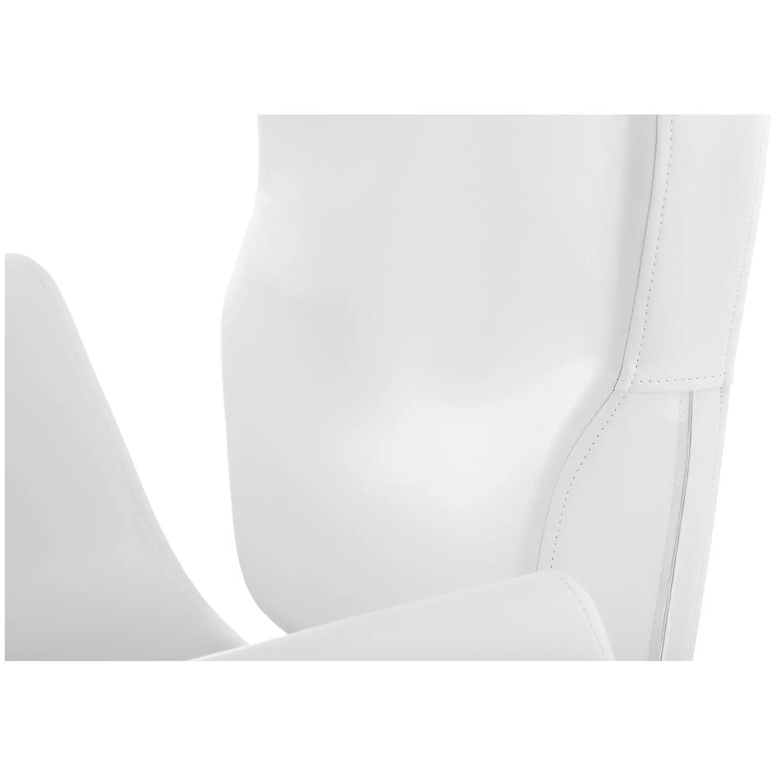 Kadeřnické křeslo Livorno White (Nastavení výšky opěrky hlavy max.: 18 cm)