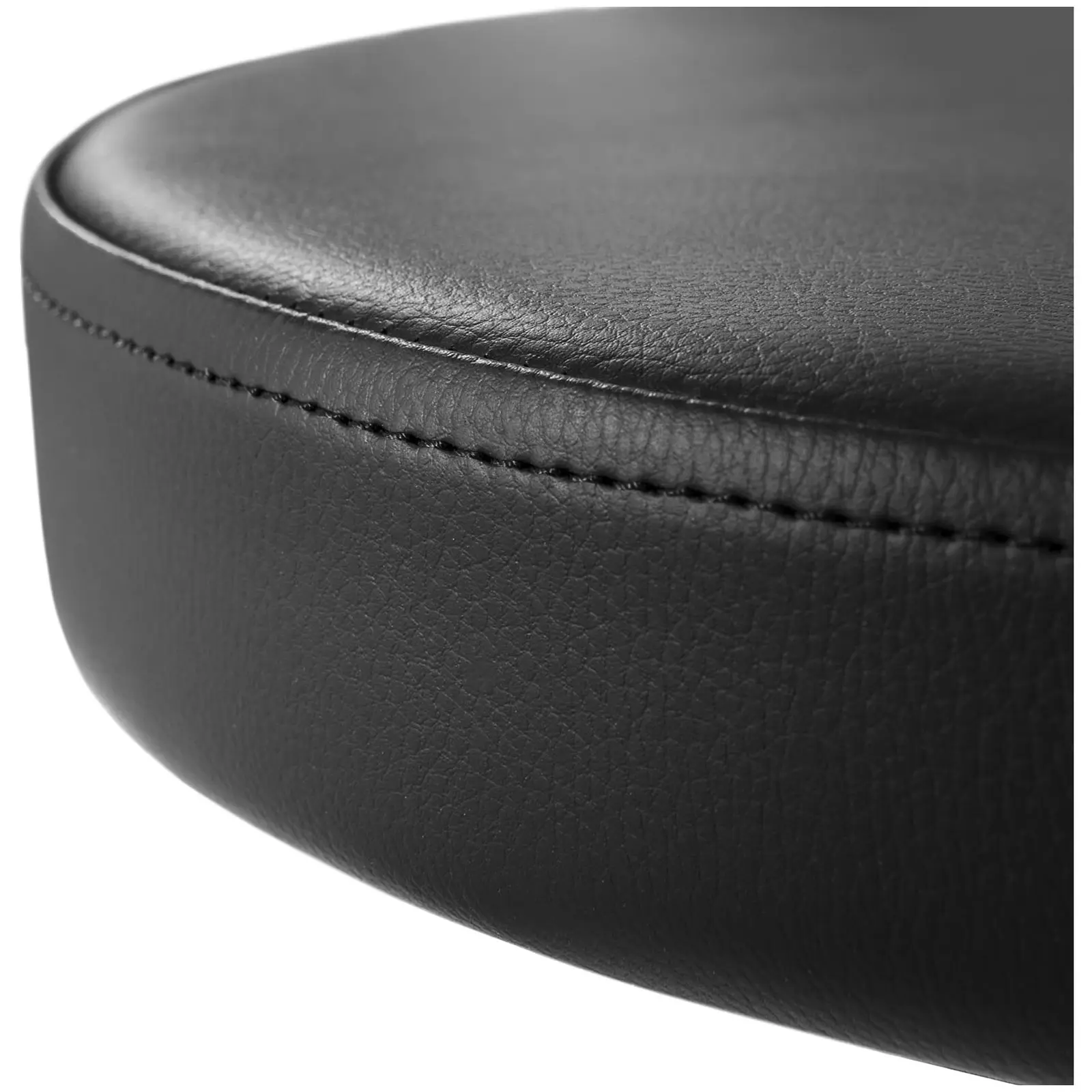 Otočná židle s opěradlem - 445–580 mm - 150 kg - Černá (Maximální výška sezení: 60 cm)