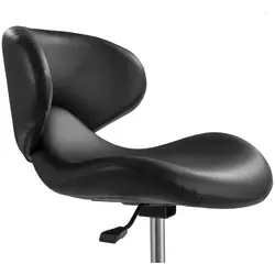 Hairdresser's chair - 440-570 mm - 150 kg - Black