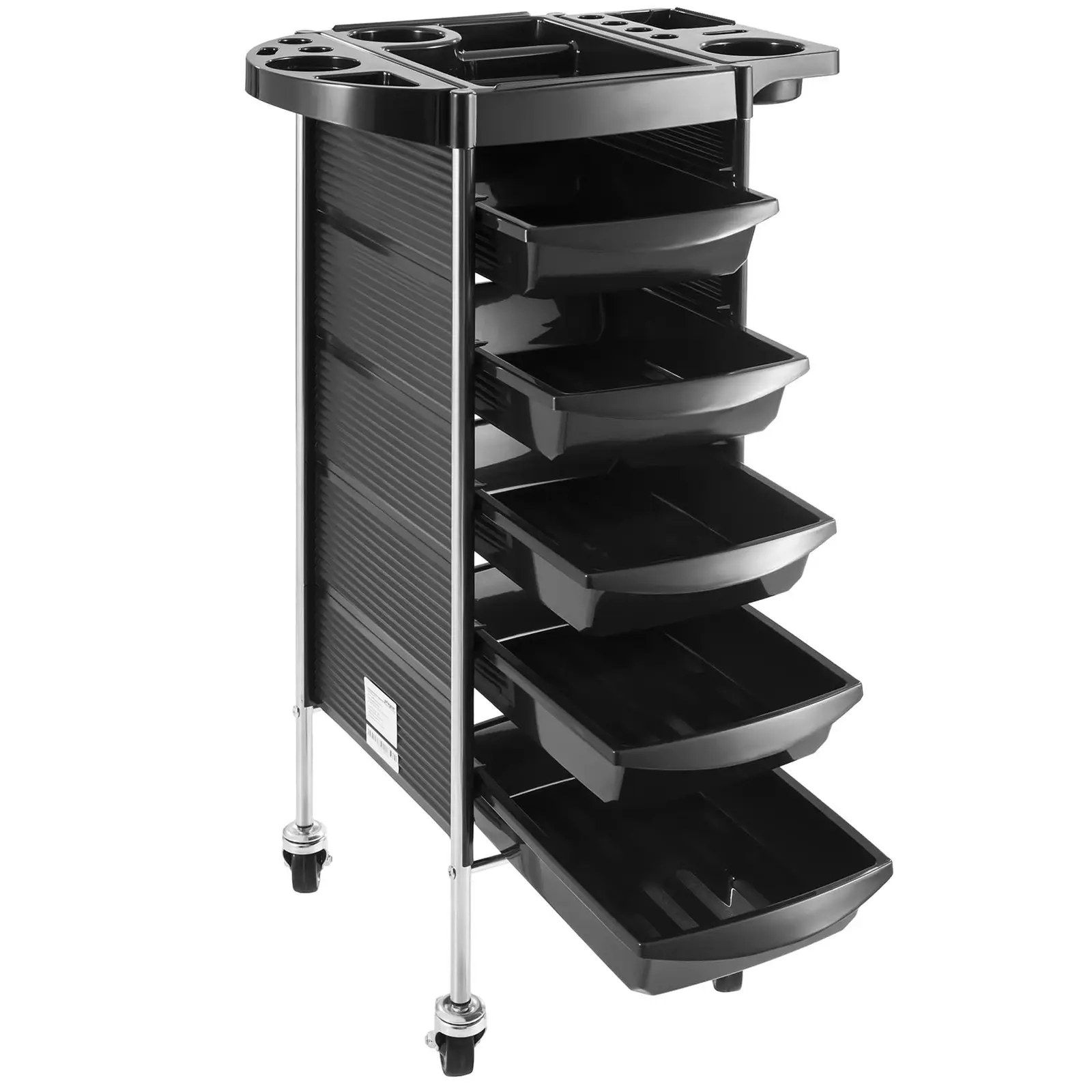 Kadeřnický vozík s 5 zásuvkami (Počet koleček: 4 Pc)