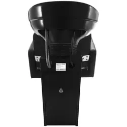 Kadeřnický mycí box s křeslem - 600 x 505 mm -  černý