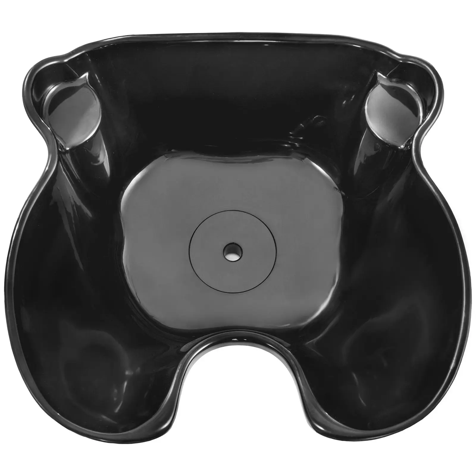 Frizerski umivalnik - 50 x 49 x 99 cm - črna