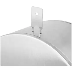 Dispensador de papel higiénico - para rolos jumbo - aço inoxidável