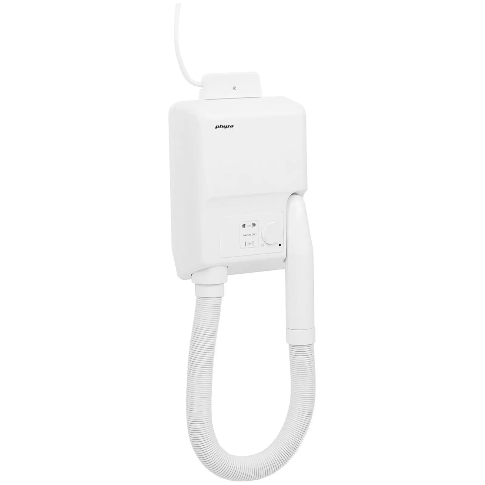 Secador de pelo de pared - 700 W - Blanco