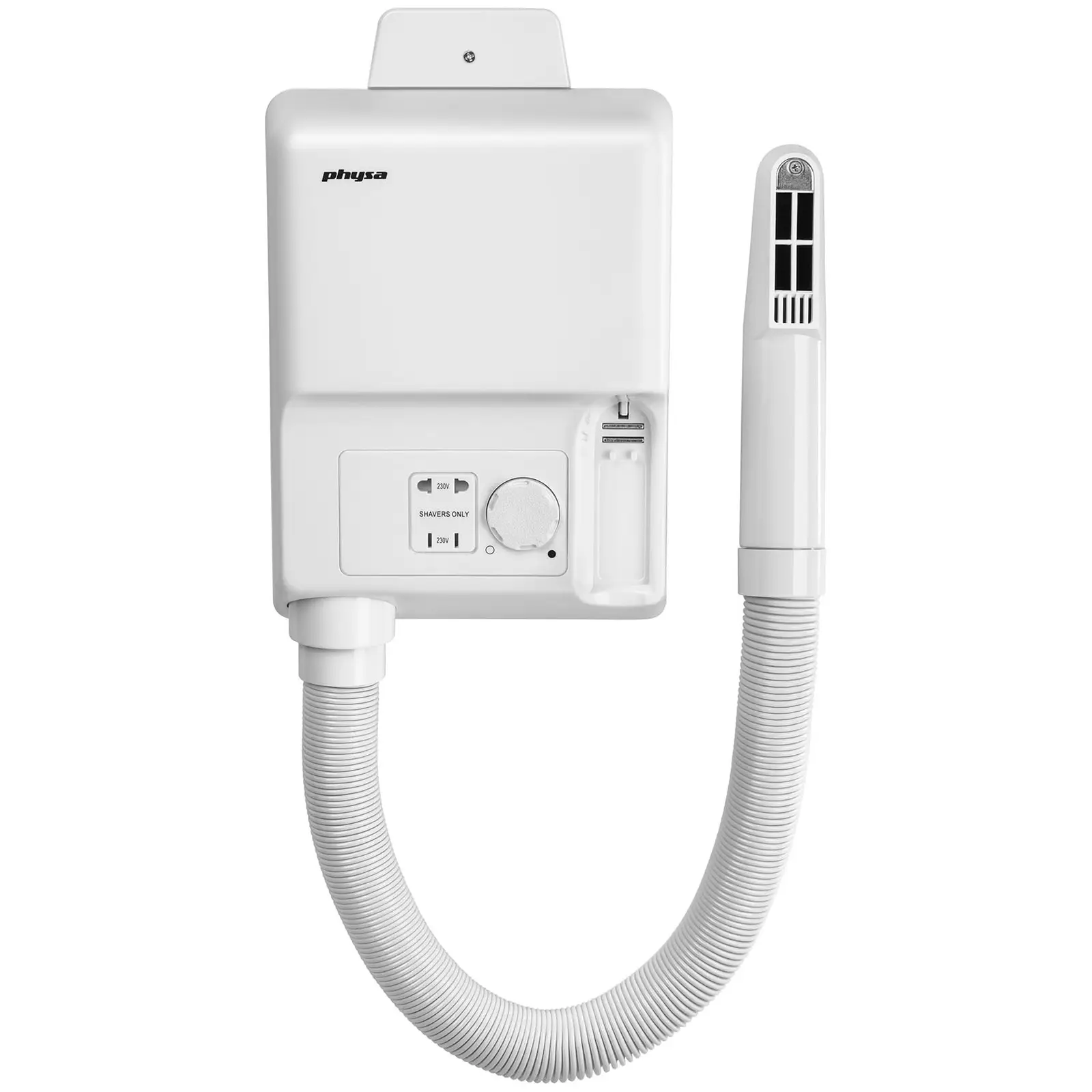 Sèche cheveux professionnel - 700 W - Blanc (Puissance acoustique: 70 dB)