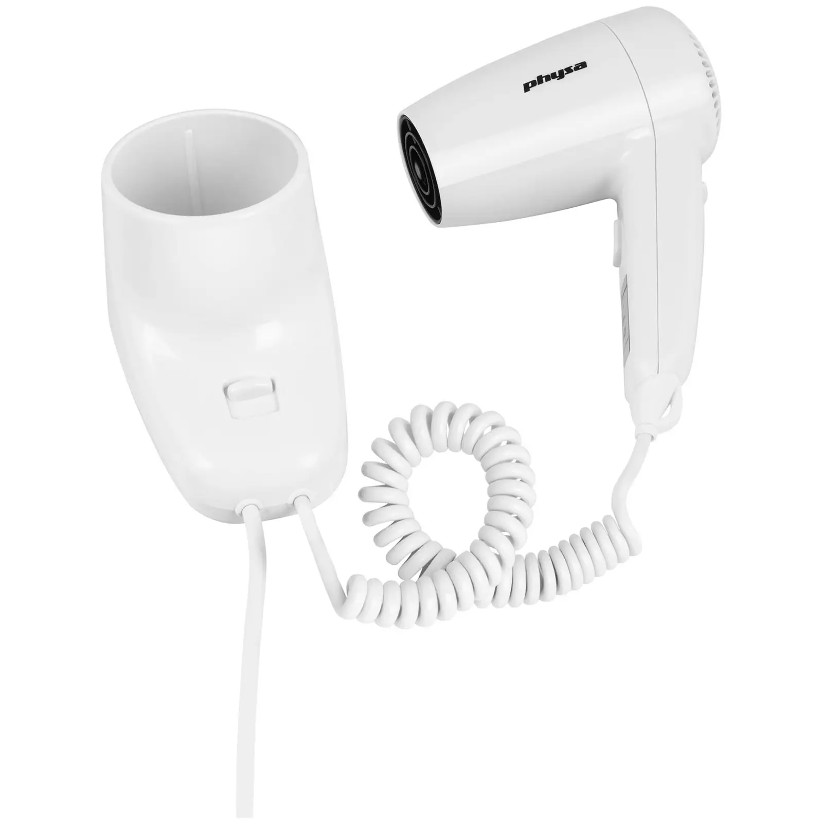 Seche cheveux hotel - 1200 W - Blanc (Débit d'air maxi: 71 m³/h)