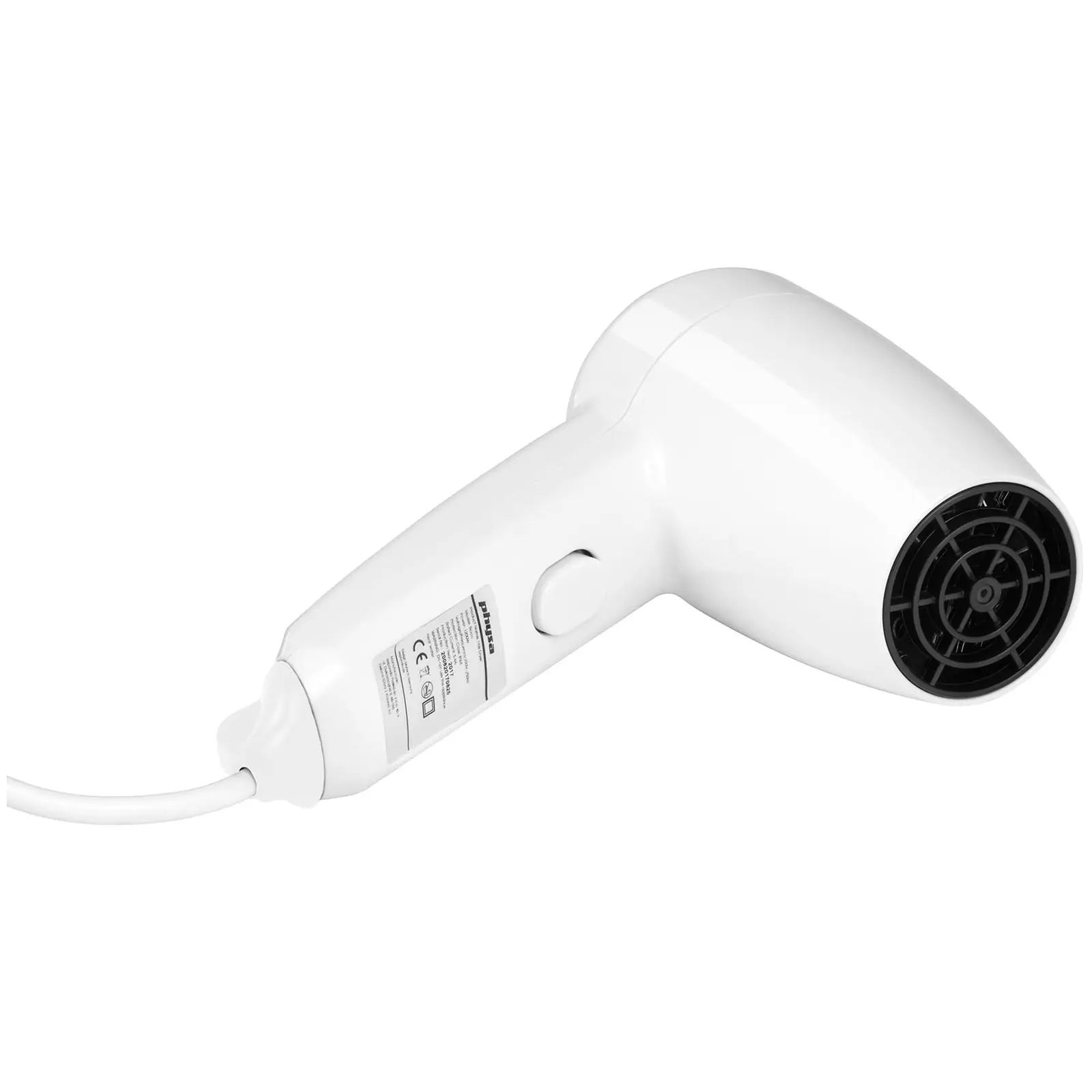 Seche cheveux hotel - 1200 W - Blanc (Température de l’air: 58 °C)
