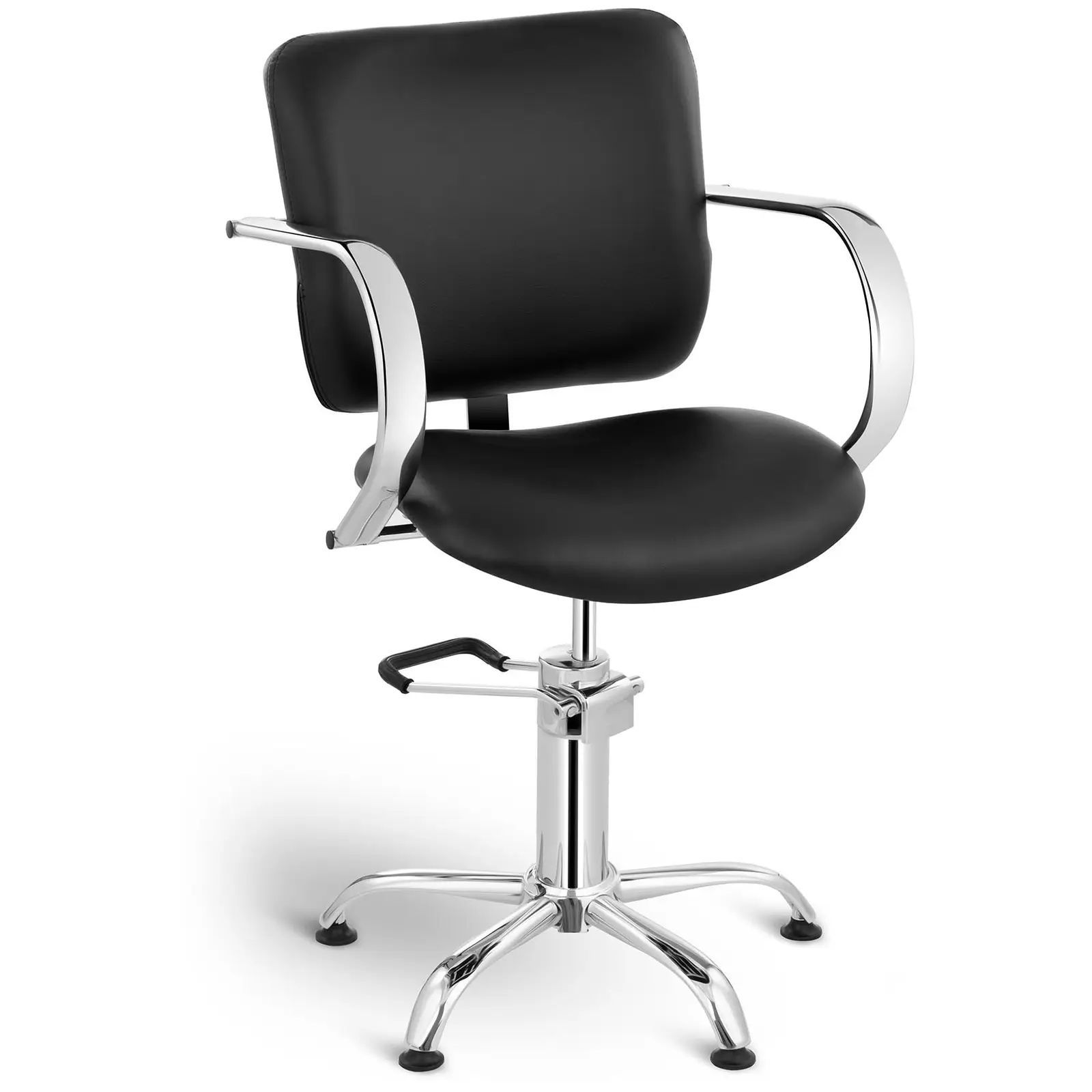 Tweedehands Kappersstoel - 590-720 mm - 150 kg - Zwart - Productafbeelding
