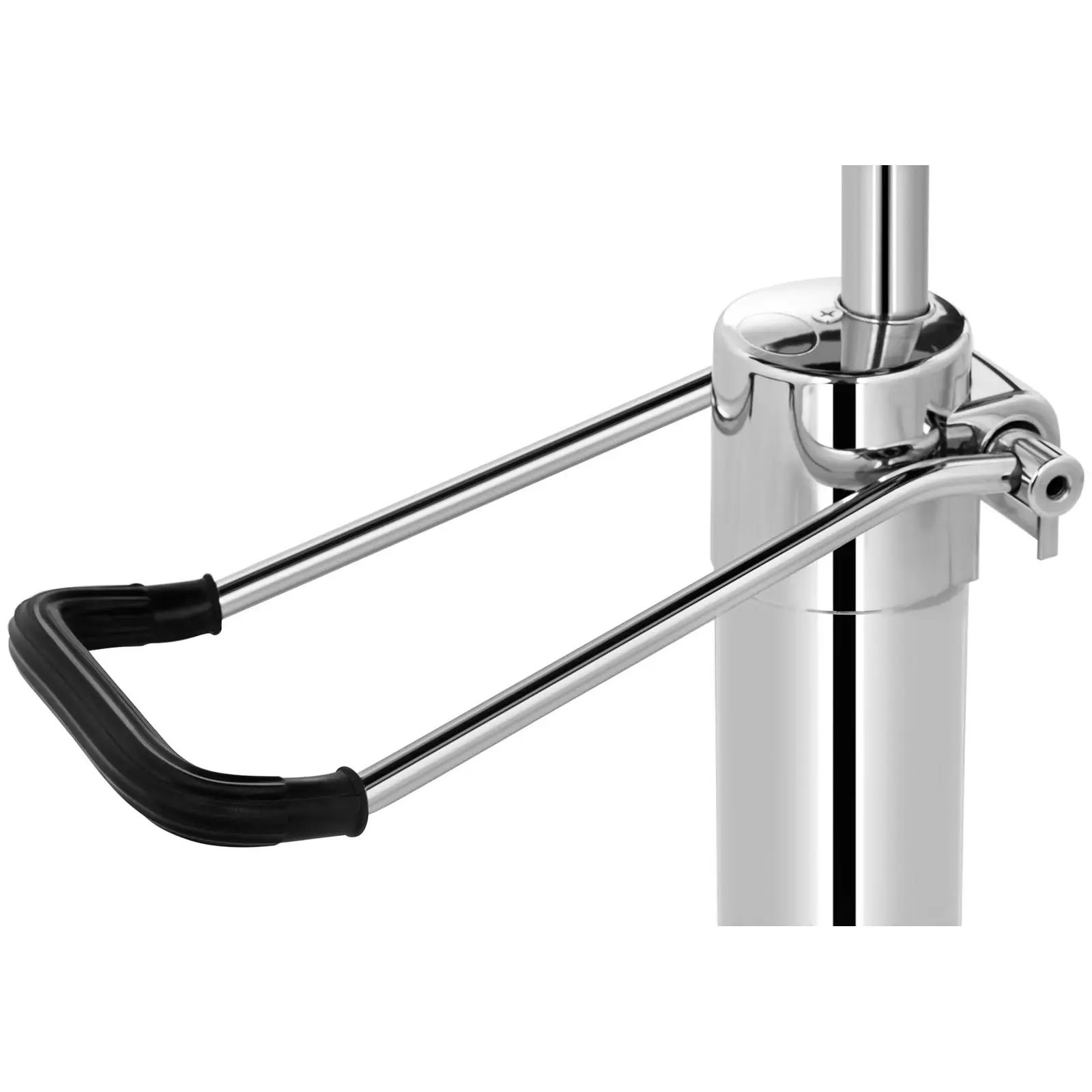 B-zboží Kadeřnické křeslo - 590 - 720 mm - 150 kg - černé (Materiál: Ušlechtilá ocel)