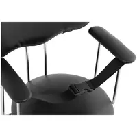 Fotel fryzjerski dla dzieci - 100 kg - czarny