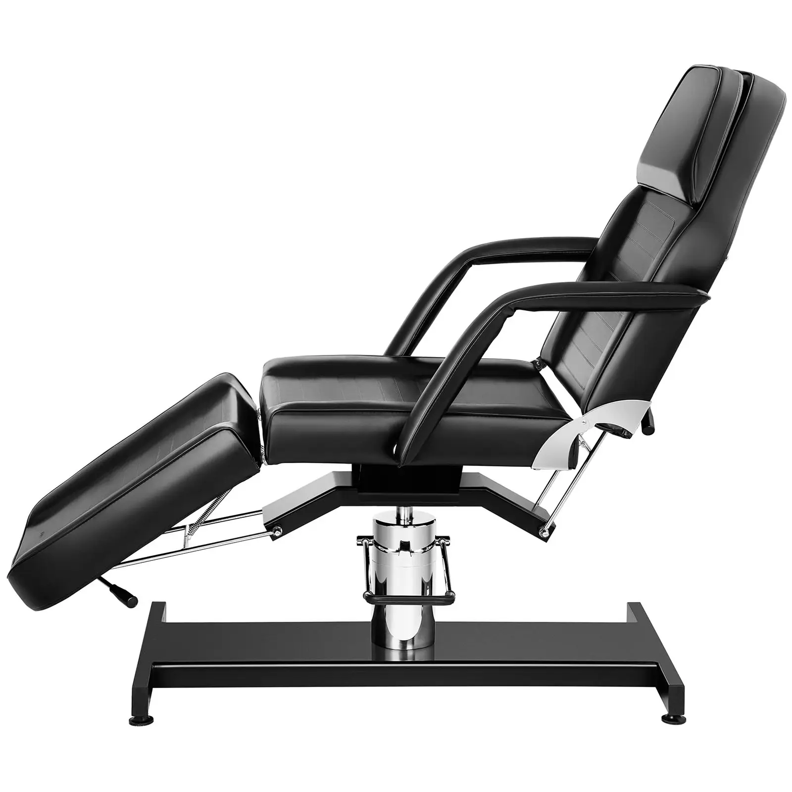 Kosmetické lehátko - 183 x 61 x 61 - 78 cm - 150 kg - černé (Šířka postele: 61 cm)