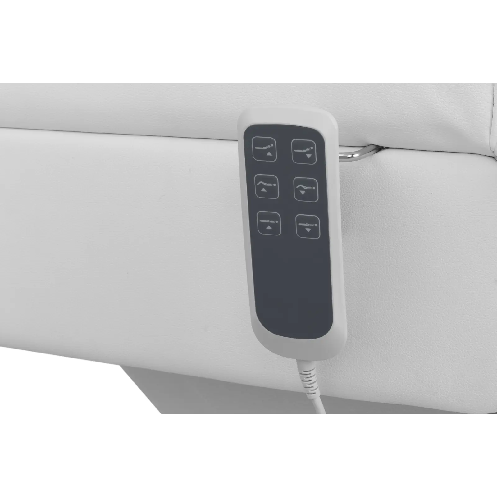 Kosmetické lehátko - 300 W - 203 x 62 x 64 - 86 cm - 150 kg - bílé (Šířka postele: 62 cm)