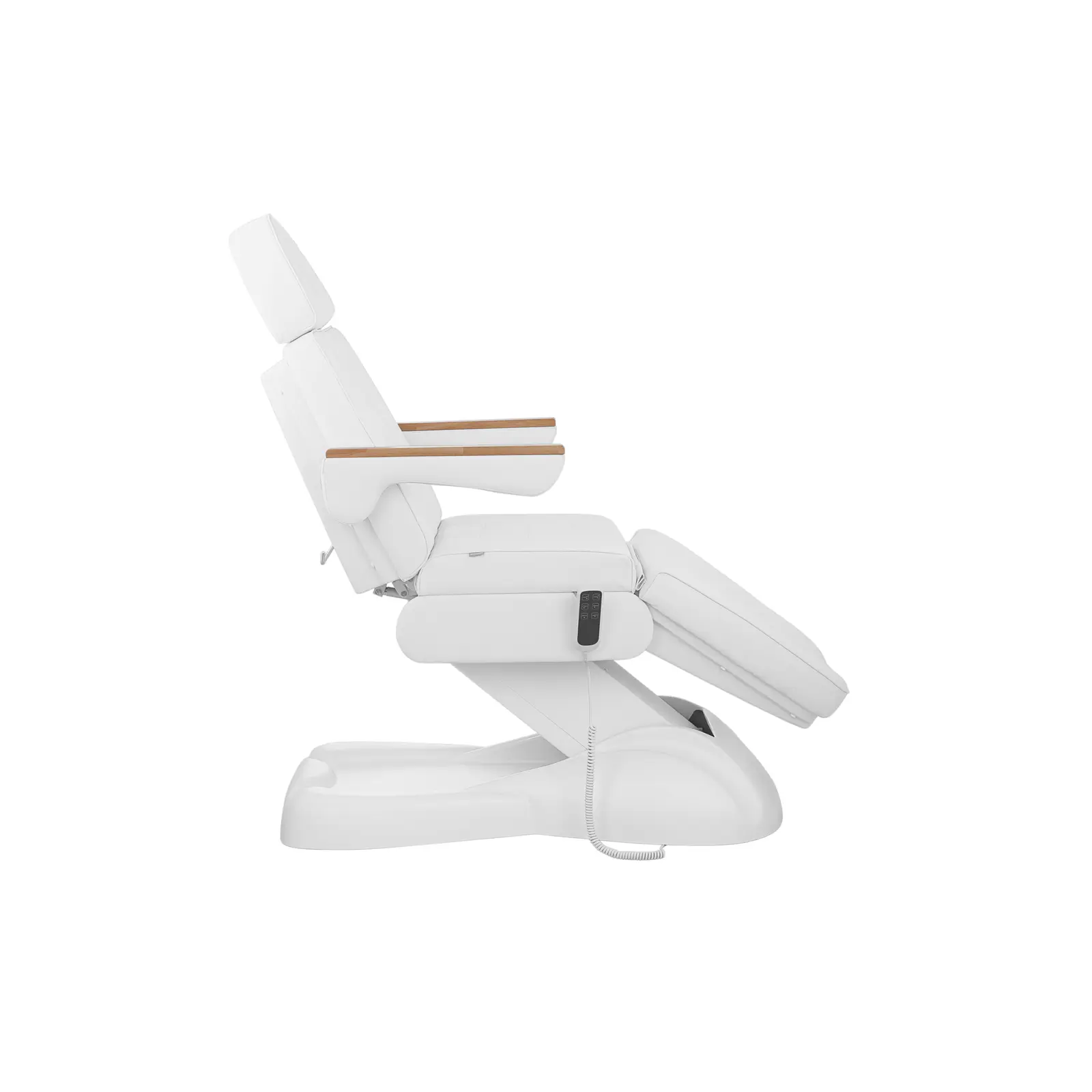 Kosmetické lehátko - 300 W - 203 x 62 x 64 - 86 cm - 150 kg - bílé (Barva: Bílá)