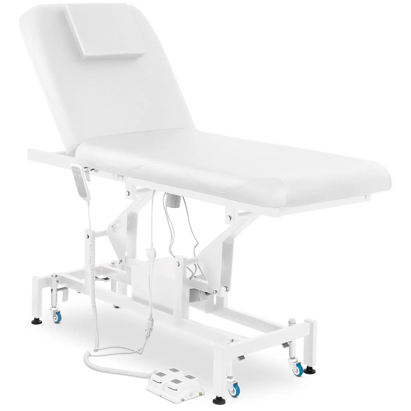Massagebänk - elektrisk - 100 W - 200 kg - White