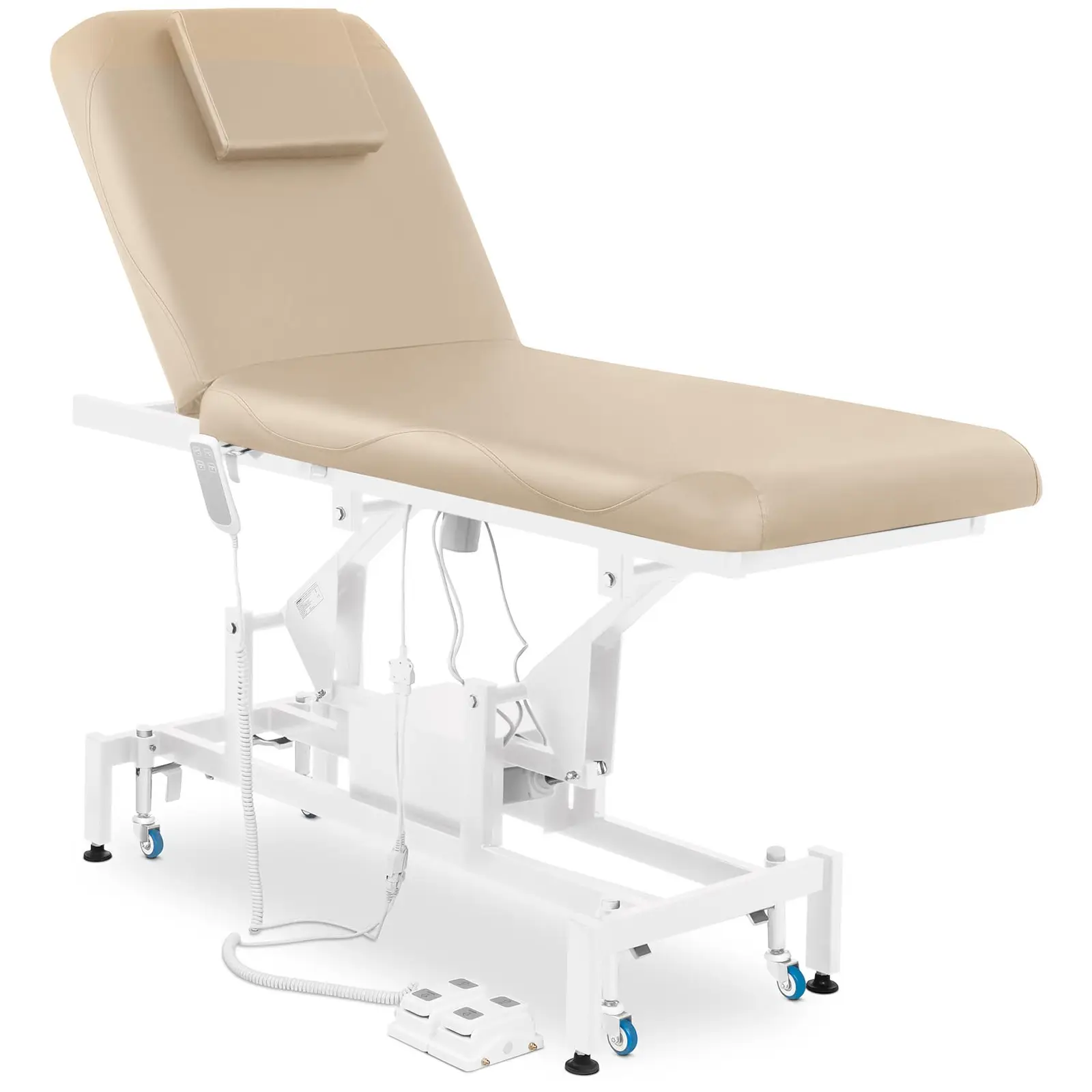 Table de massage - électrique - 100 W - 150 kg - Beige