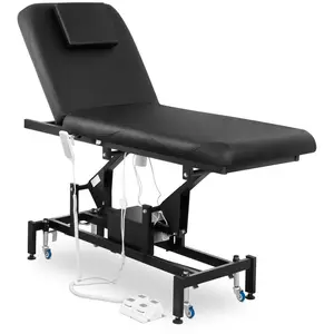 Lettino da massaggio - elettrico - 100 W - 200 kg - Black