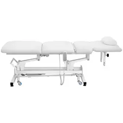 Lettino da massaggio - elettrico - 100 W - 150 kg - White
