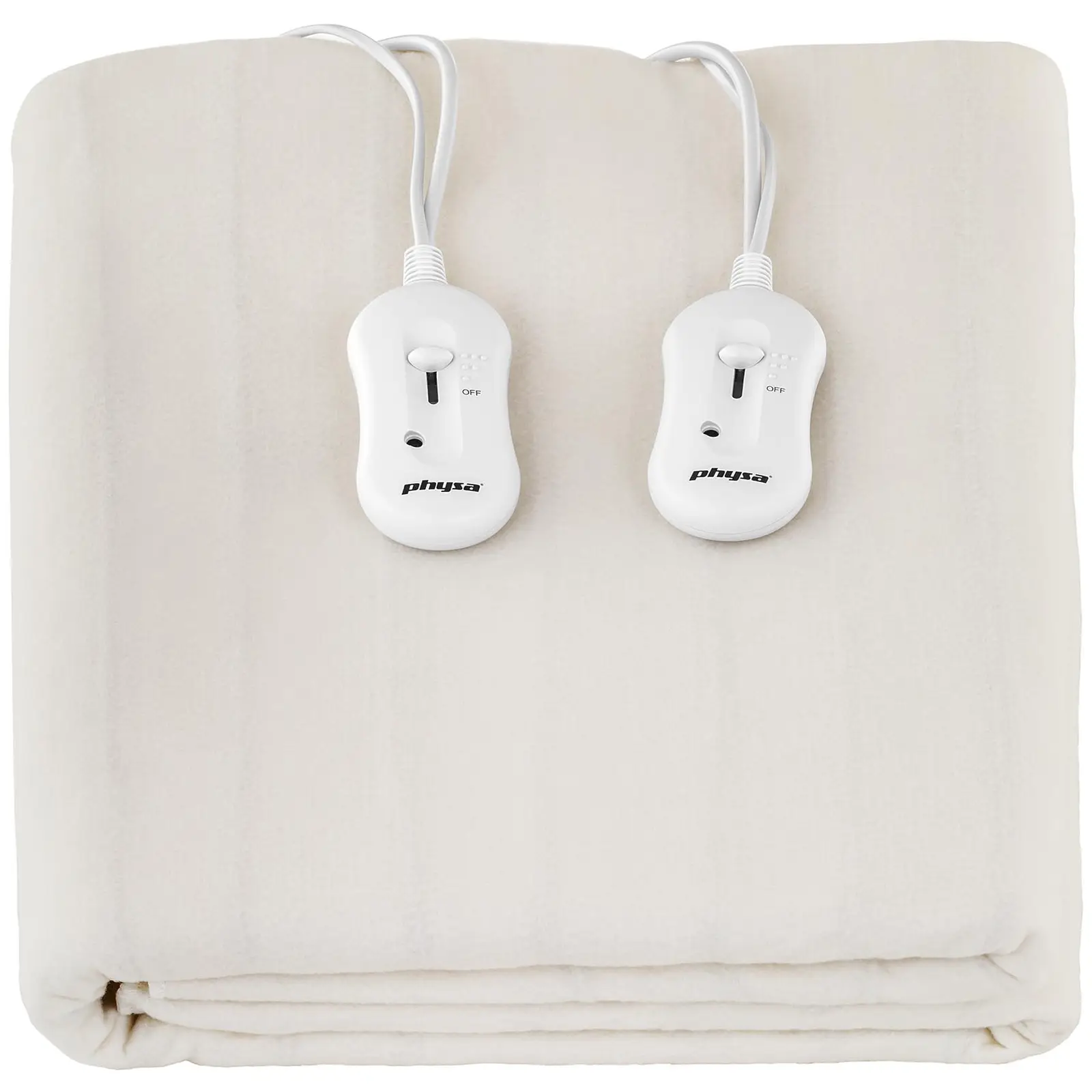 Electric blanket 203 x 152 cm 2 heat zones www.expondo.ie