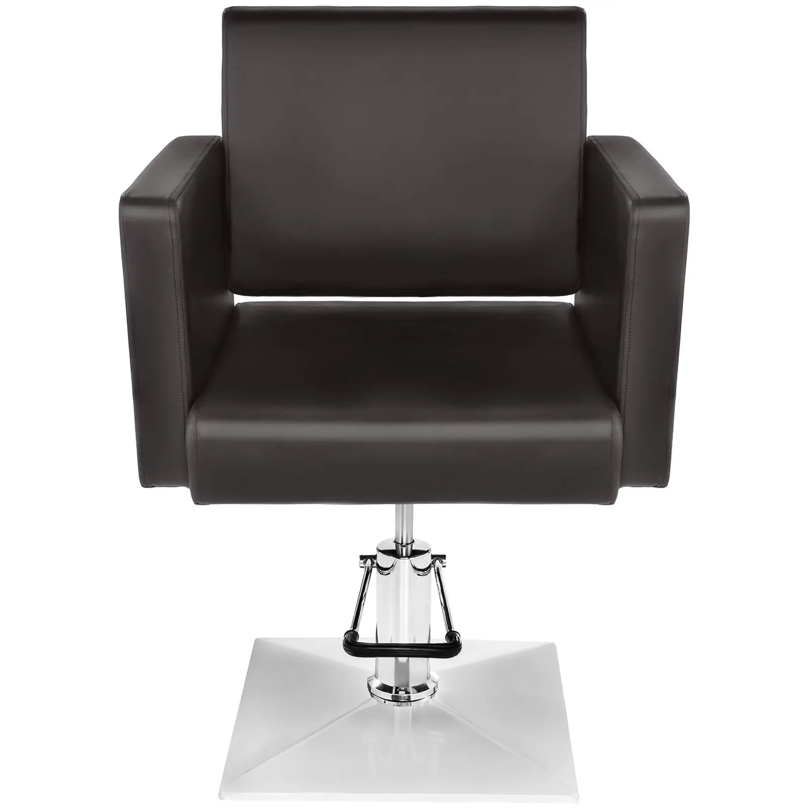 Cadeira de cabeleireiro - 450 - 565 mm - 200 kg - Marrom