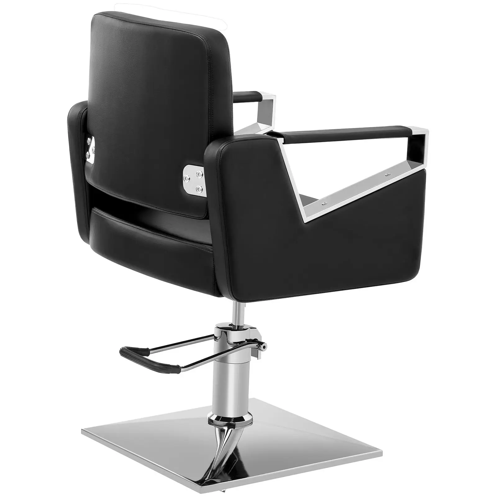 Fotel fryzjerski - 445 - 550 mm - 200 kg - czarny