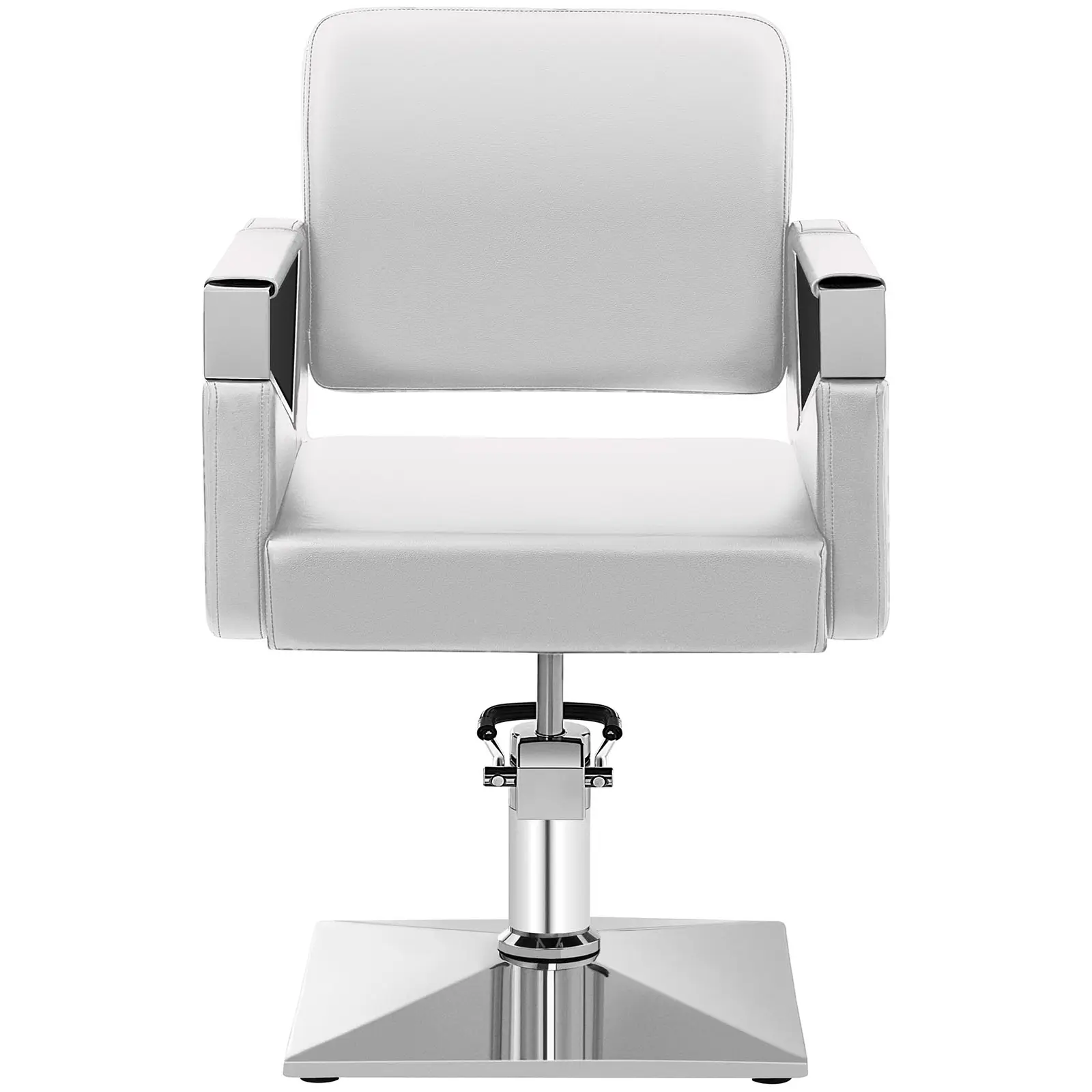 Fauteuil de barbier - 445 - 550 mm - 200 kg - Blanc mat