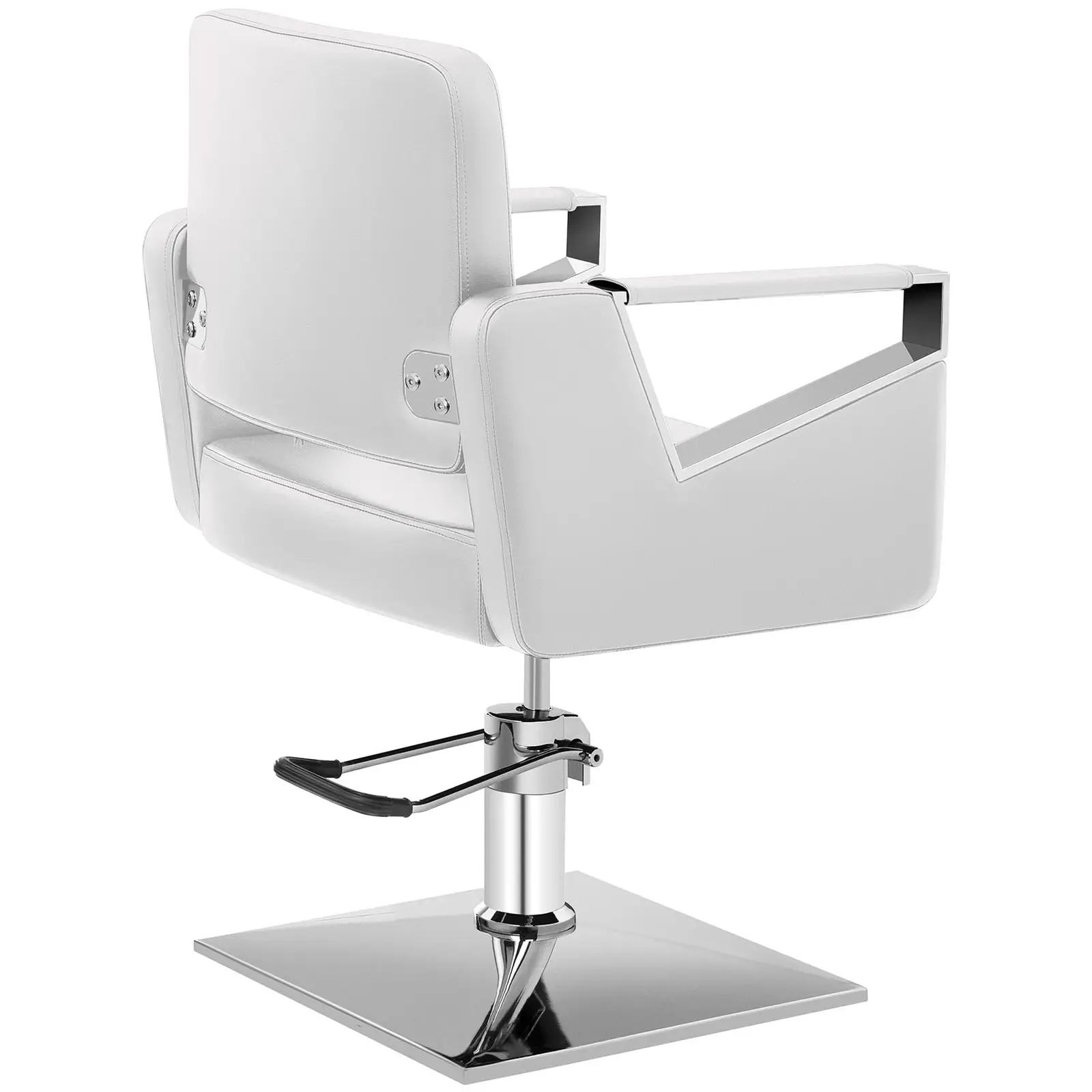 Fauteuil de barbier - 445 - 550 mm - 200 kg - Blanc mat