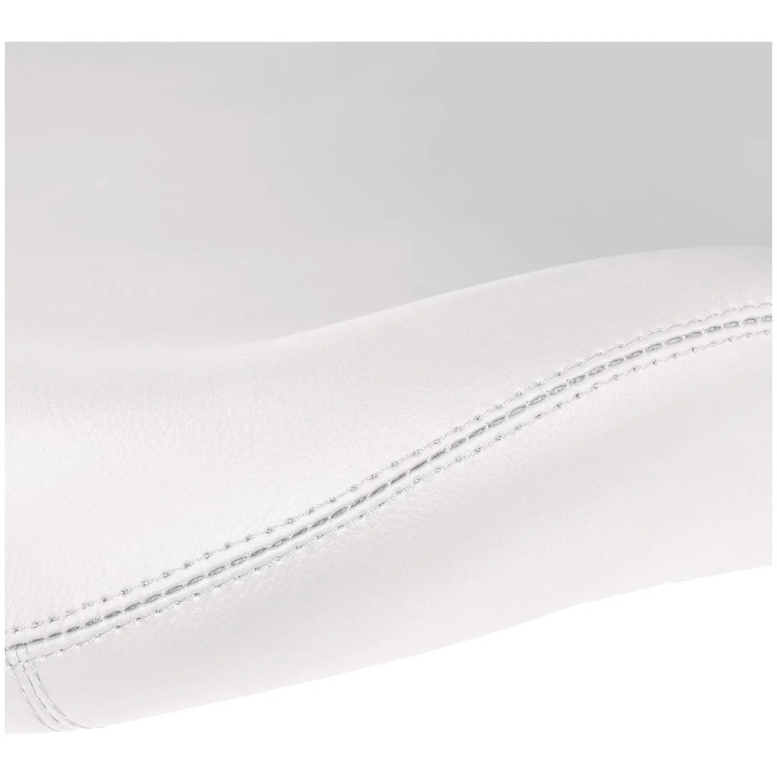 Sgabello con schienale - 440 - 570 mm - 150 kg - Bianco