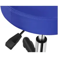 Sgabello tondo - 450 - 580 mm - 150 kg - Blu