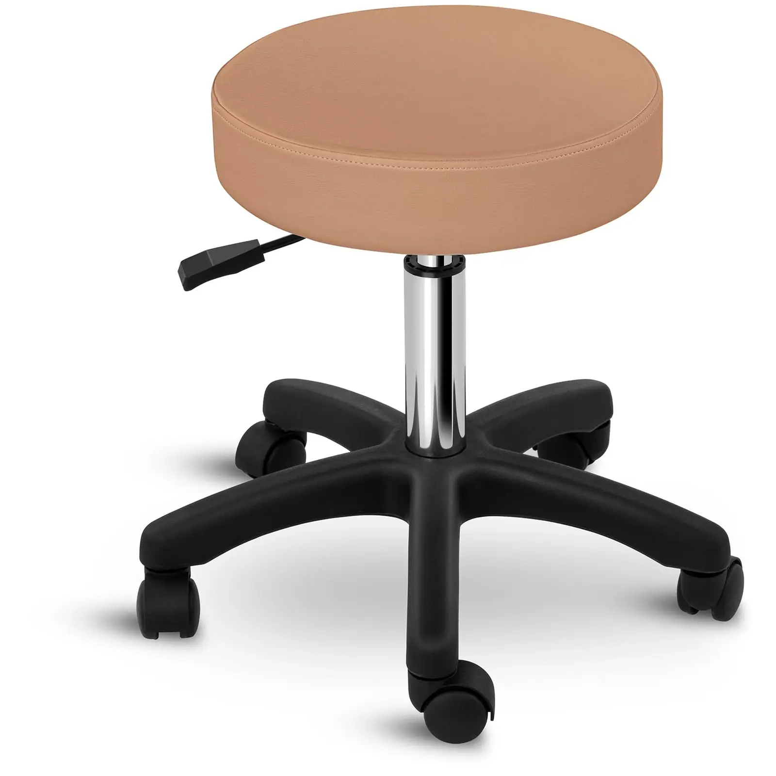 Tabouret de bureau - 450 - 580 mm - 150 kg - Cappuccino