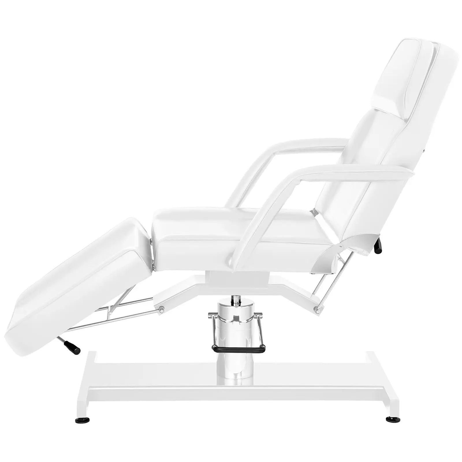 Fotel kosmetyczny - 185.5 x 105.7 x 144 cm - 200 kg - biały
