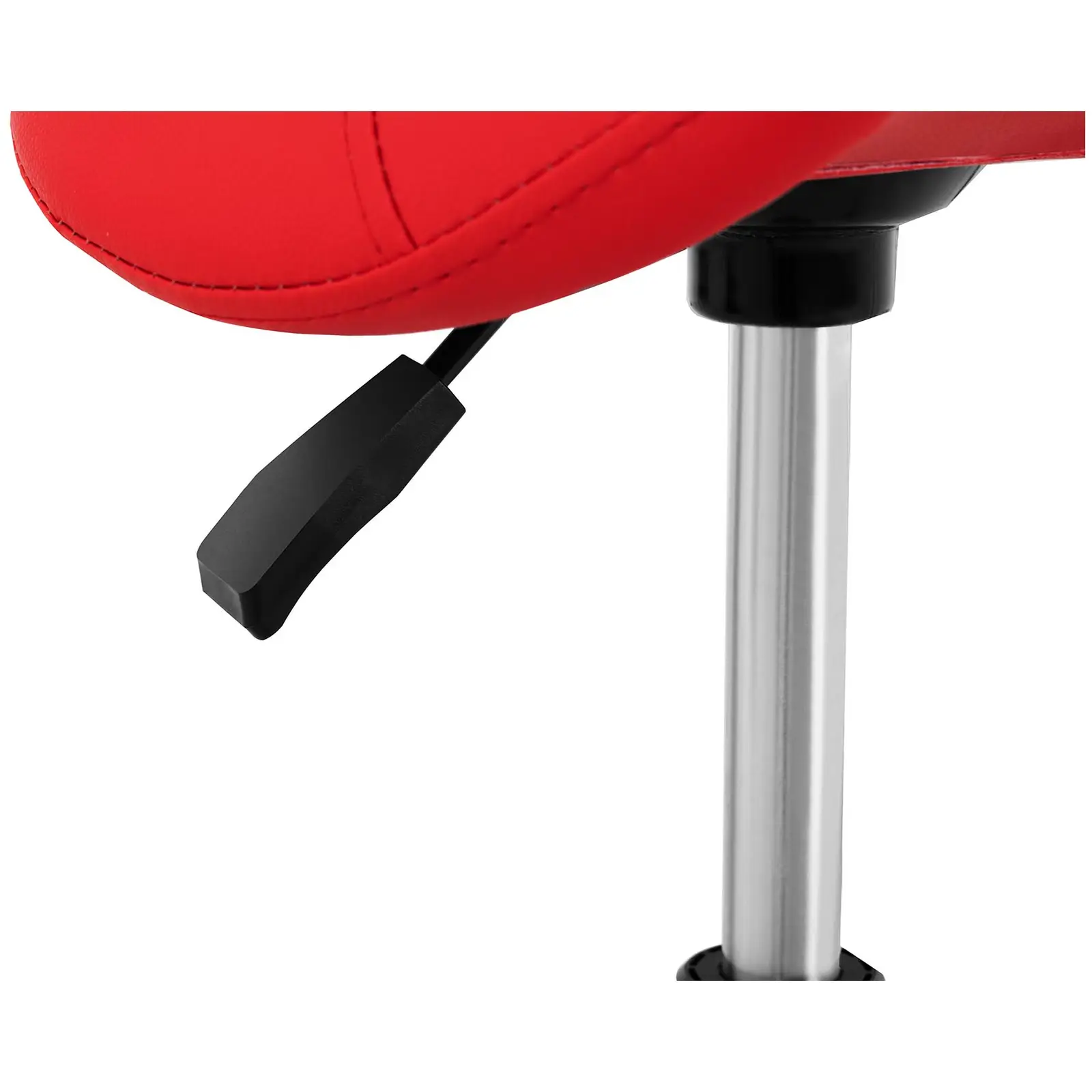 Tabouret selle de cheval - 570 - 690 mm - 150 kg - Rouge