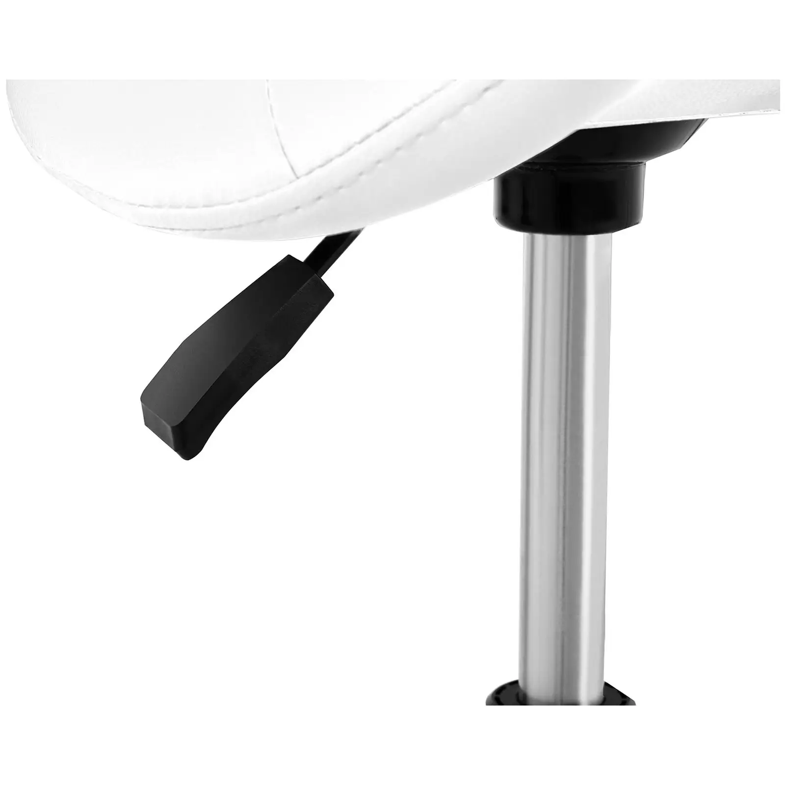 Tabouret selle de cheval - 570 - 690 mm - 150 kg - Blanc