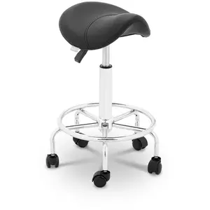 Sedlová židle - 555–695 mm - 150 kg - Černá