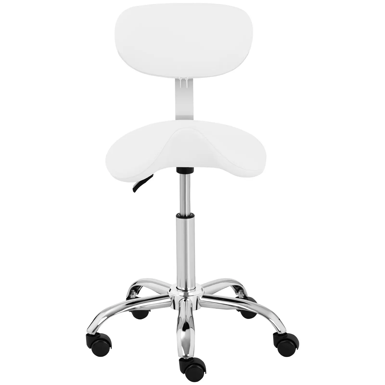 Saddle Chair - 600-800 mm - 150 kg - White