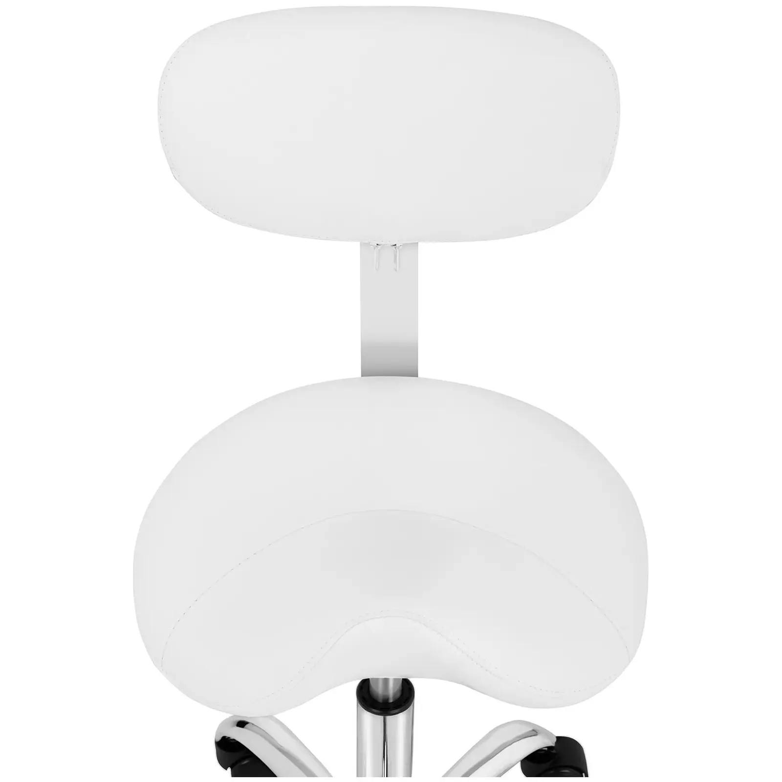 Saddle Chair - 600-800 mm - 150 kg - White