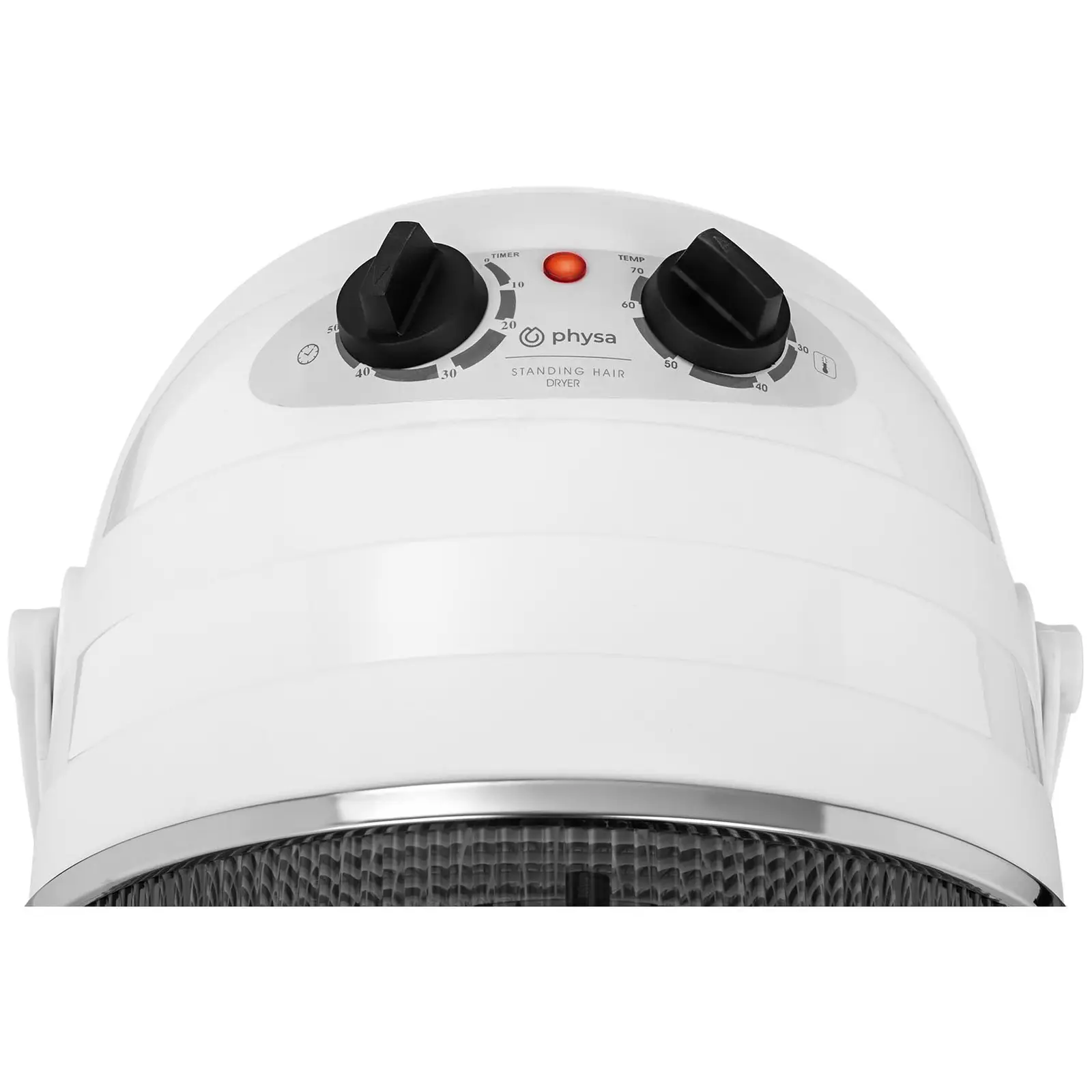 Casque sèche-cheveux - Sur pied - 1 100 W - Blanc