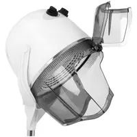 Secador de casco - con pie - 1.100 W - blanco