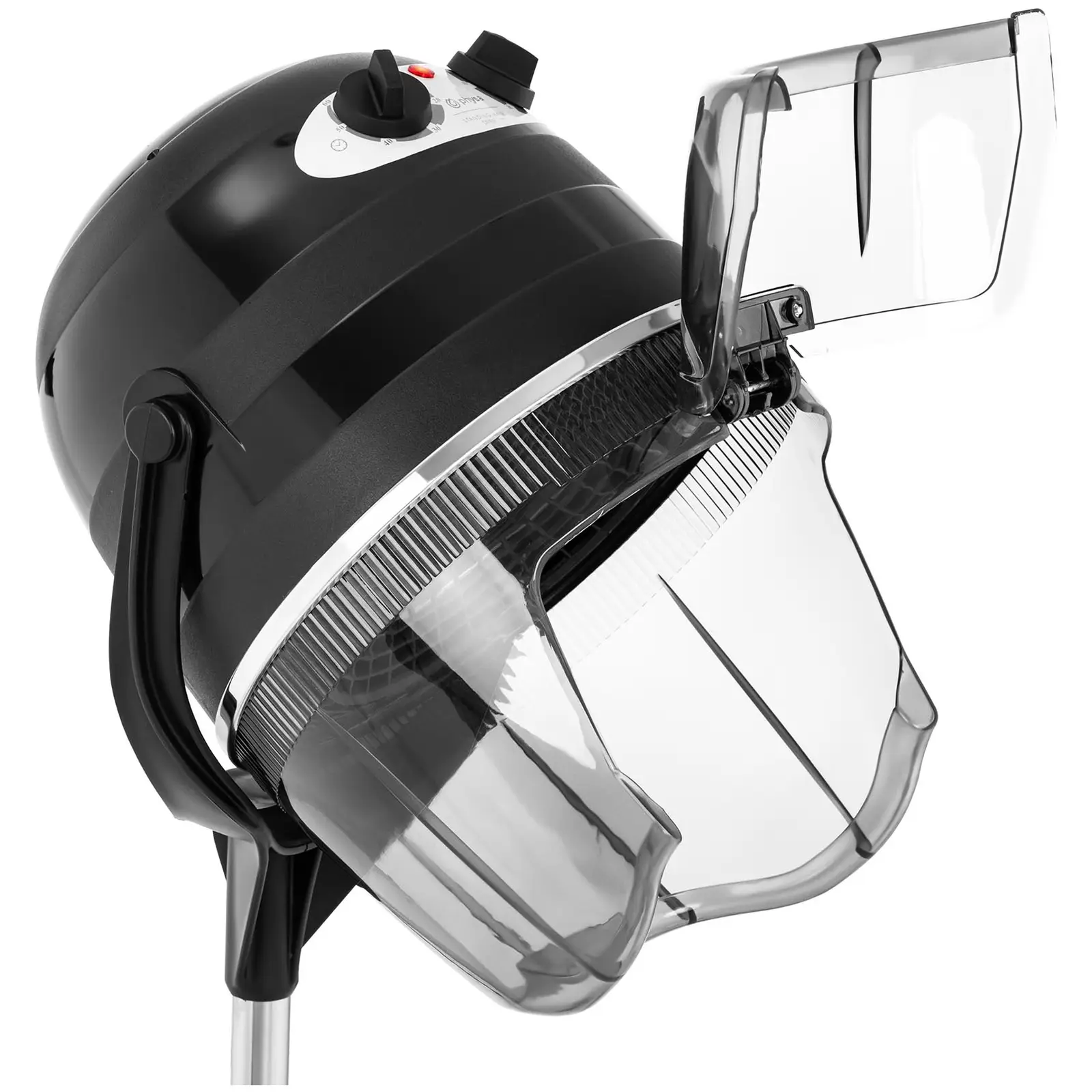 Casque sèche-cheveux - Sur pied - 1 100 W - Noir