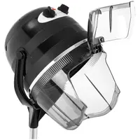 Secador de casco - con pie - 1.100 W - negro