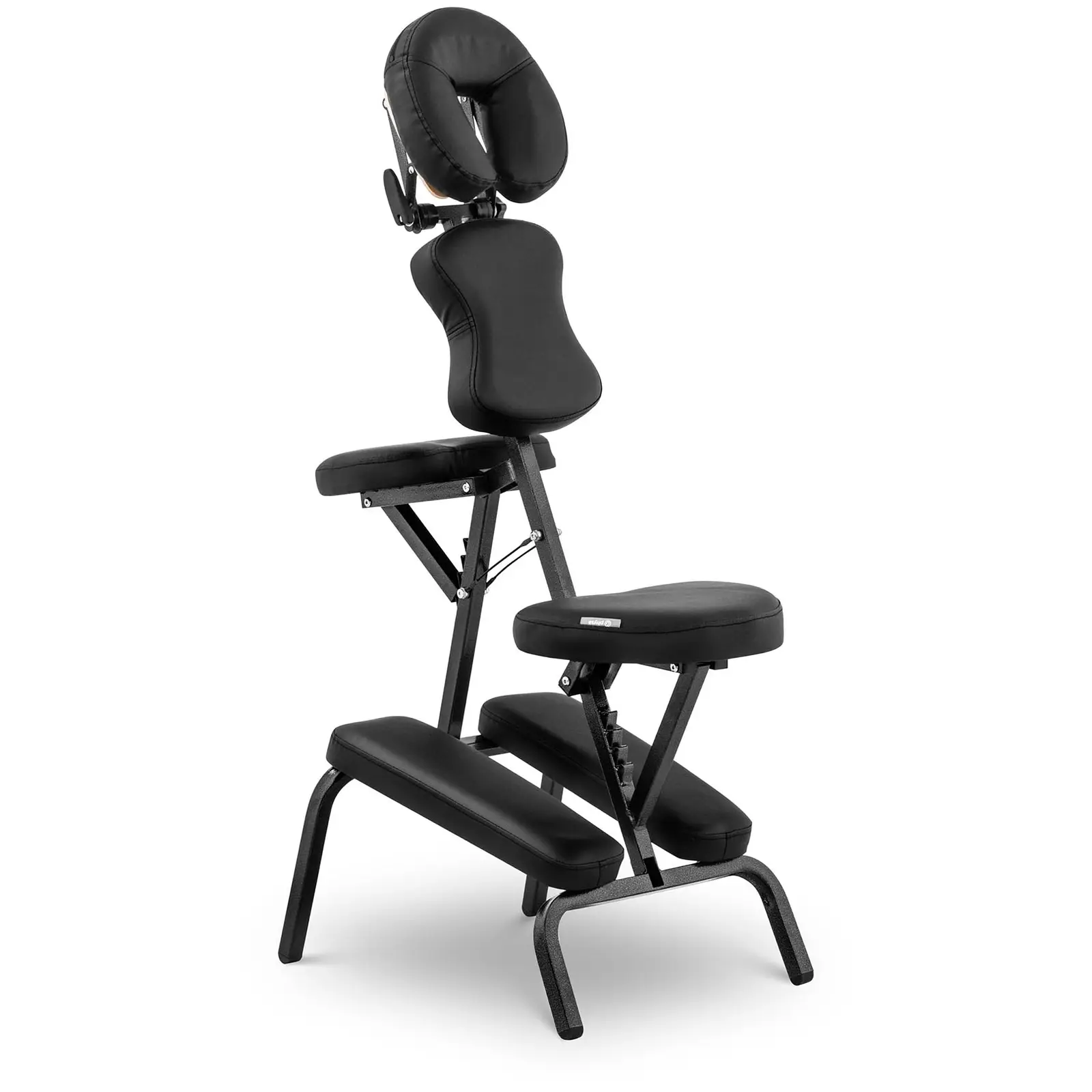 Massagestol sammenklappelig - 47 x 72 x 115 cm - 160 kg - sort