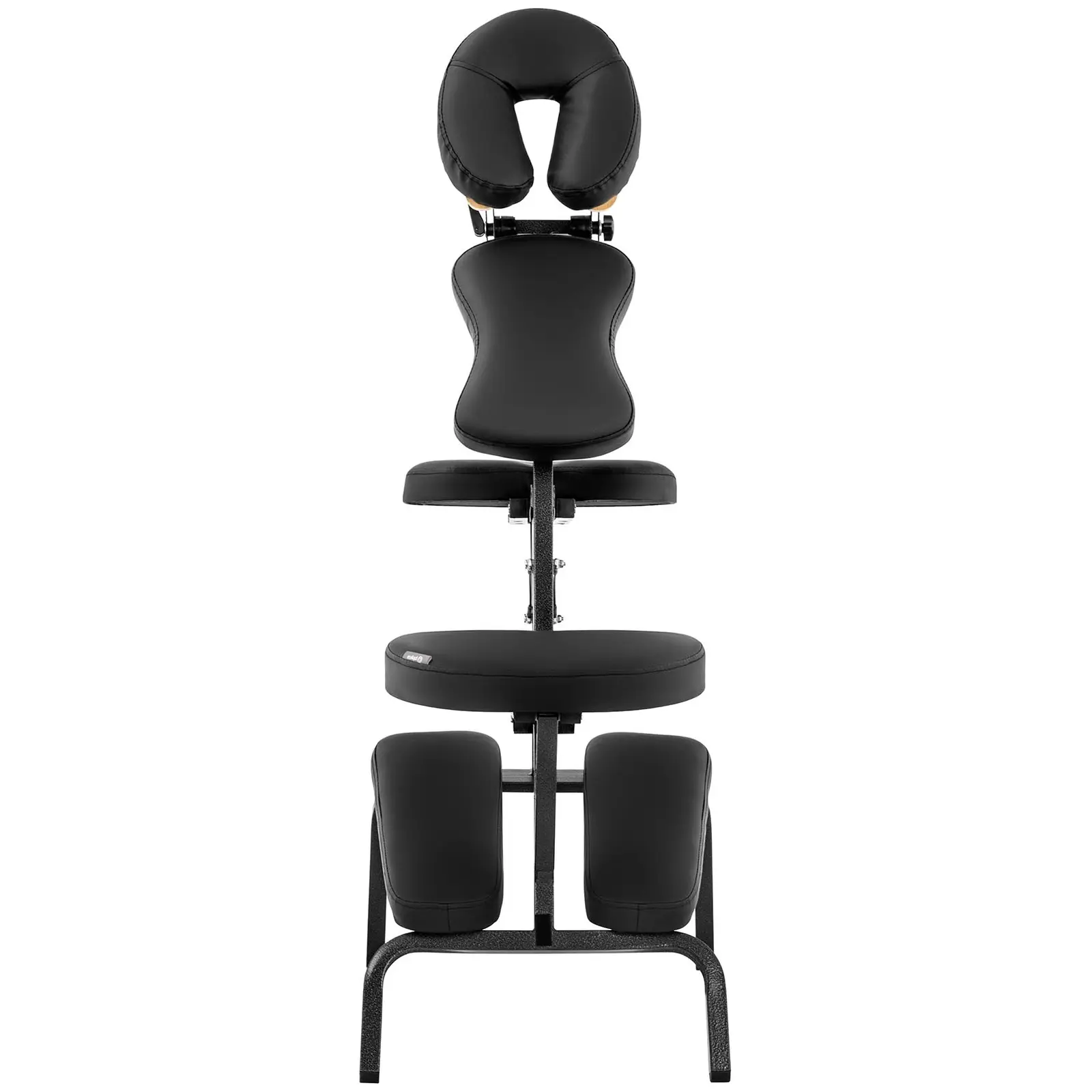 Skládací masážní židle - 26 x 46 x 104 cm - 130 kg - Černá