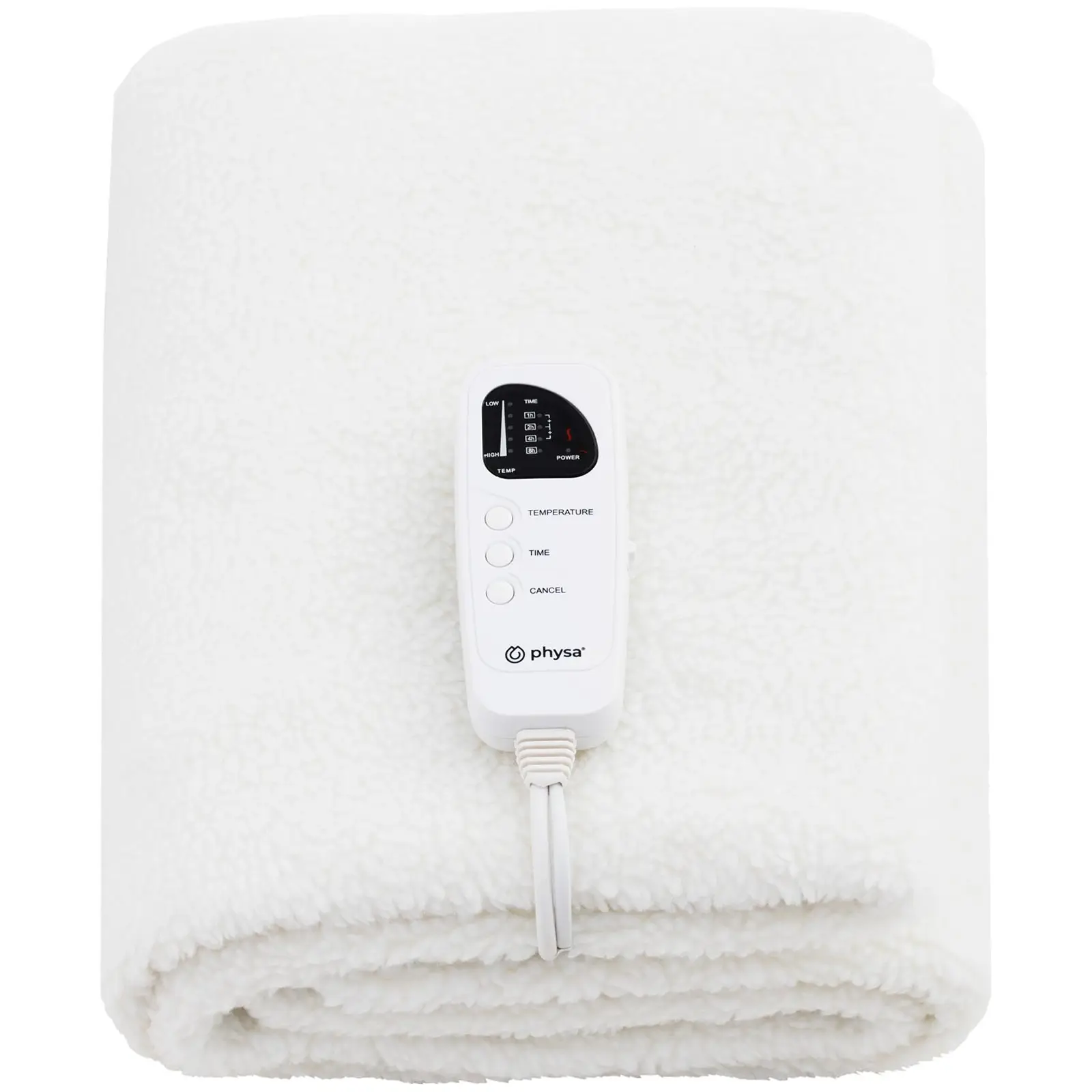 Scaldalettino per estetica - 180 x 75 cm - 60 W - Timer - LED - Lana sintetica (Telecomando: Sì)