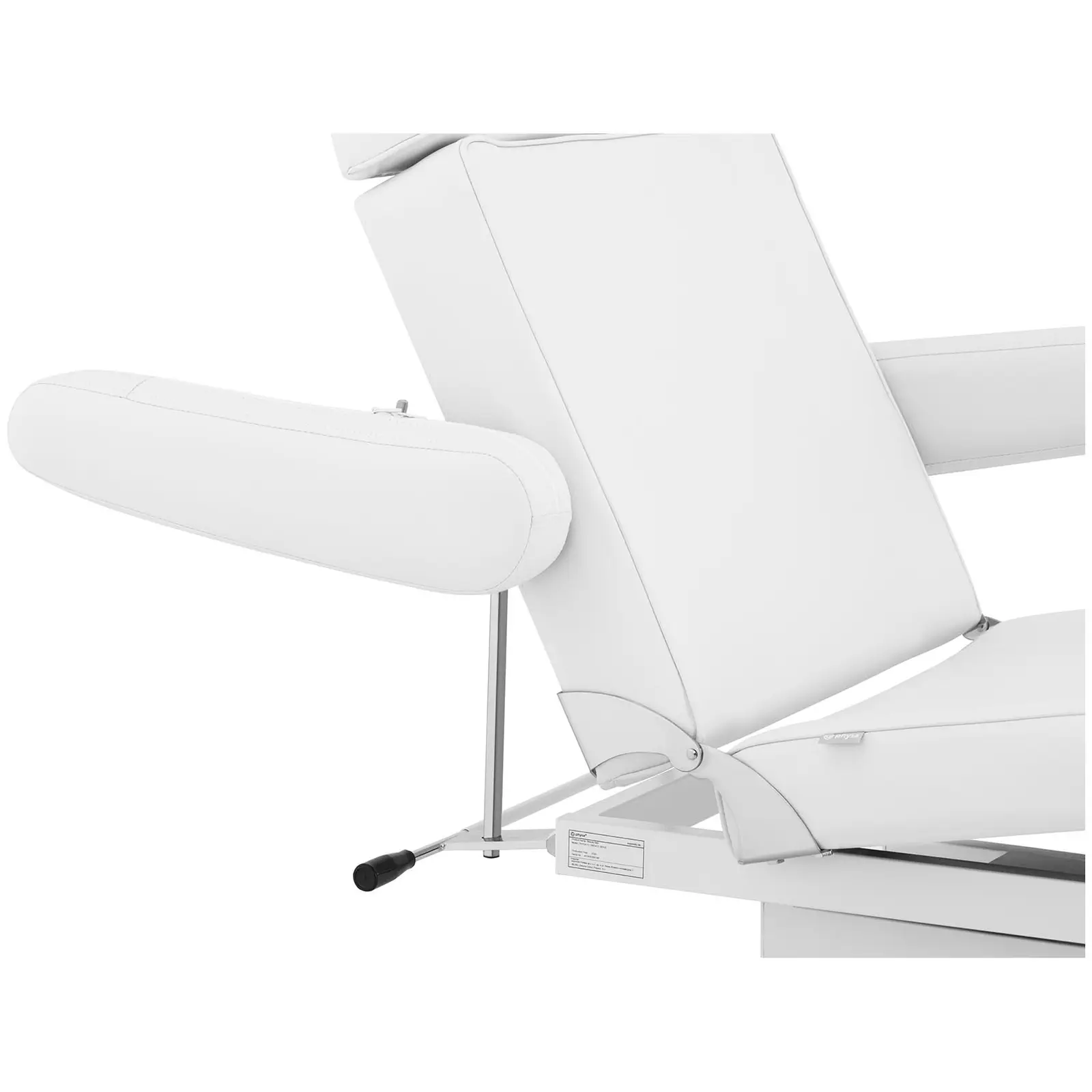 Cadeira para pedicure - 197 x 61.5 x 61 cm - 200 kg - Branco