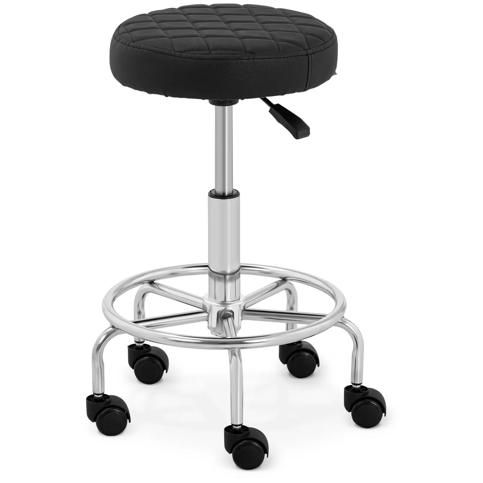 Tabouret de bureau - 520 - 660 mm - 150 kg - Noir