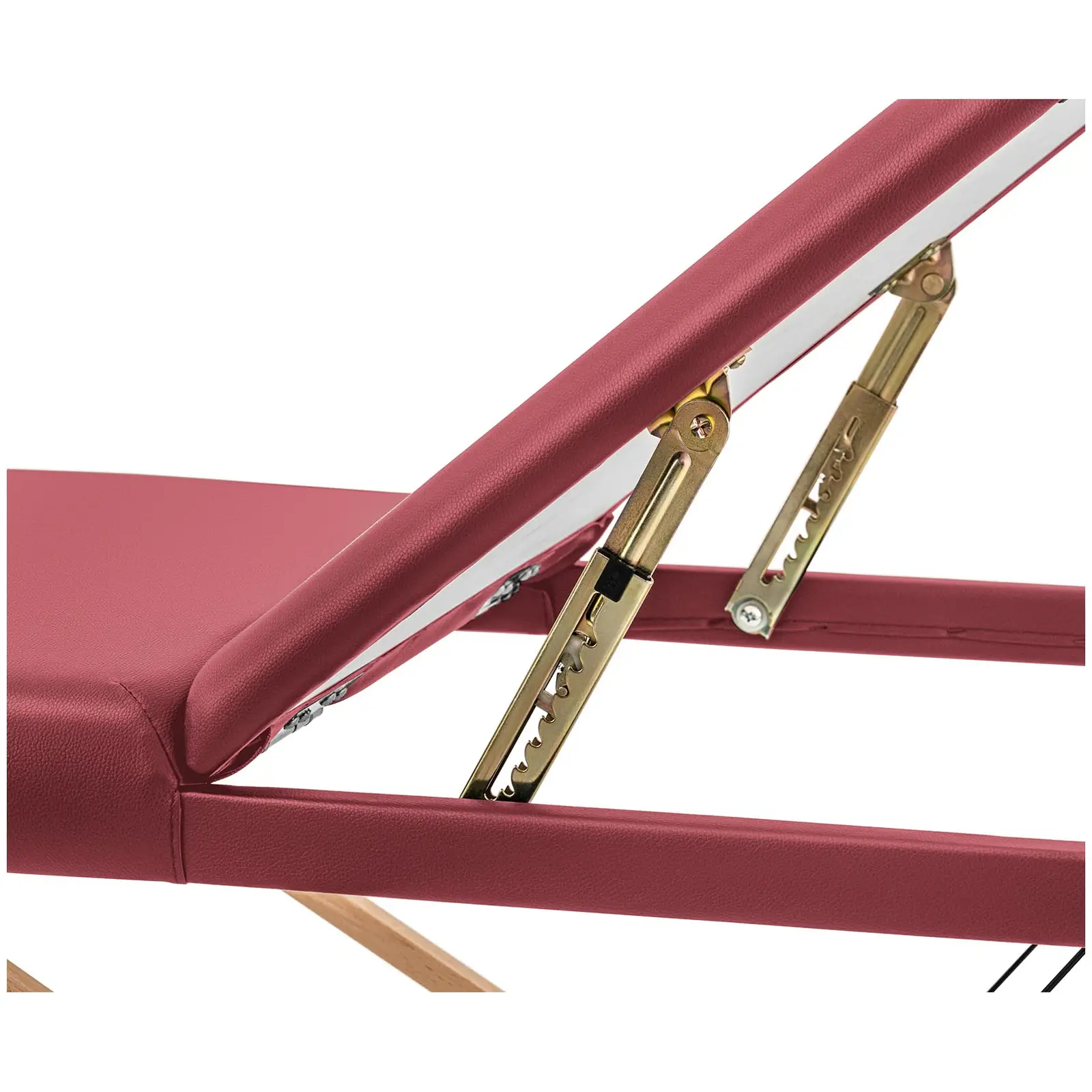 Kokoontaitettava hierontapöytä -  185 x 60 x 60-85 cm - 227 kg - punainen