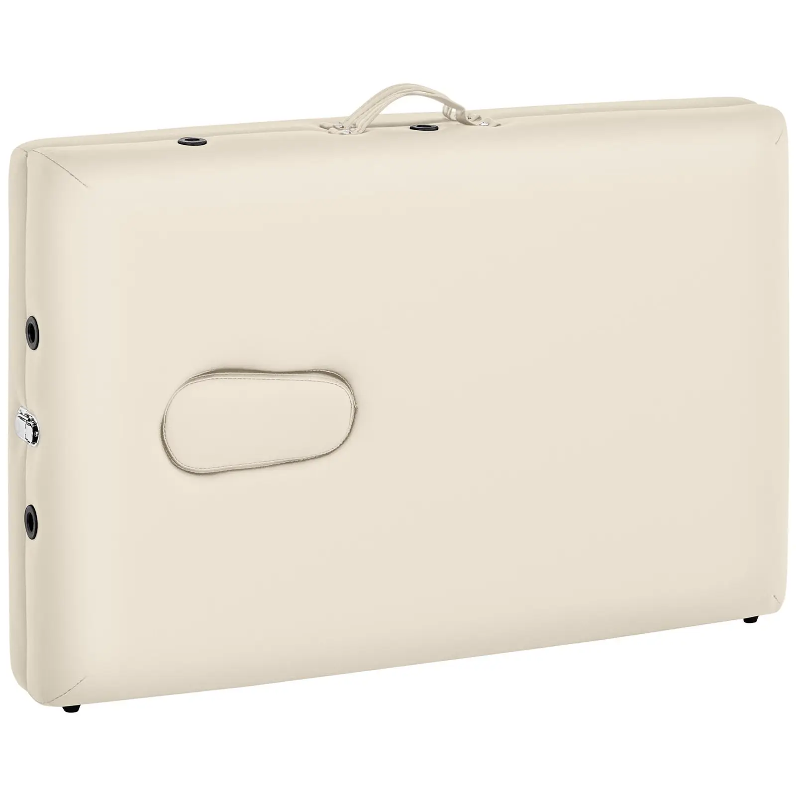 Massagebriks sammenklappelig - 185 x 60 x 63-86 cm - 227 kg - beige