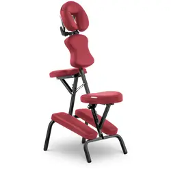 Sammenleggbart massasjestol - 130 kg - Rød