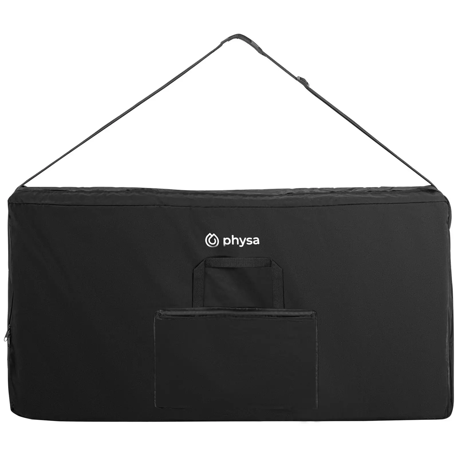 Skládací masážní židle - 47 x 72 x 115 cm - 160 kg - červená (Materiál čalounění: Syntetická kůže (PVC))